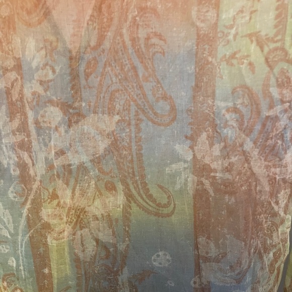 Pastel print sheer blouse - Picture 6 of 6